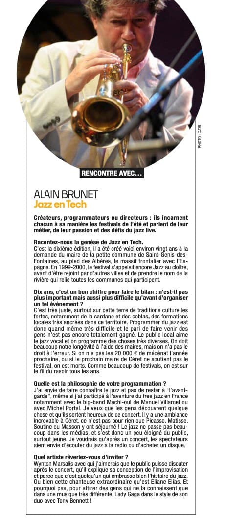 Rencontre avec Alain Brunet