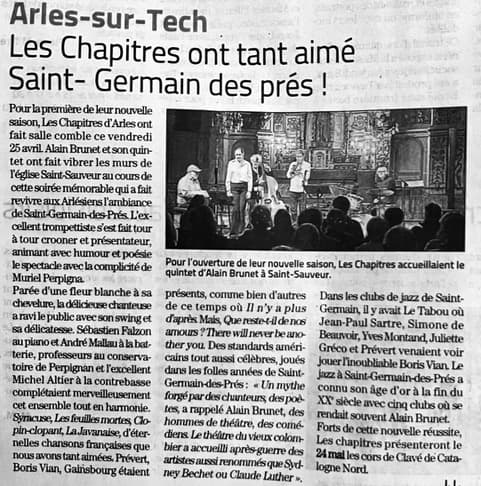 Les Chapitres ont tant aimé Saint-Germain des prés !